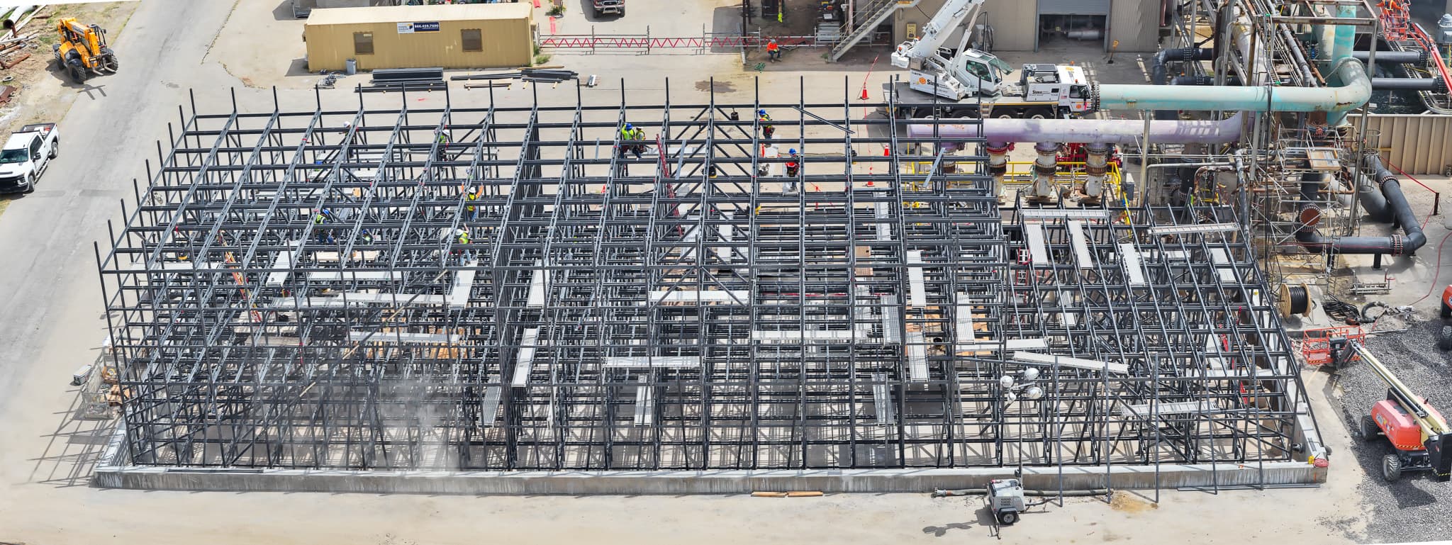 Industrial cooling tower framing documentation